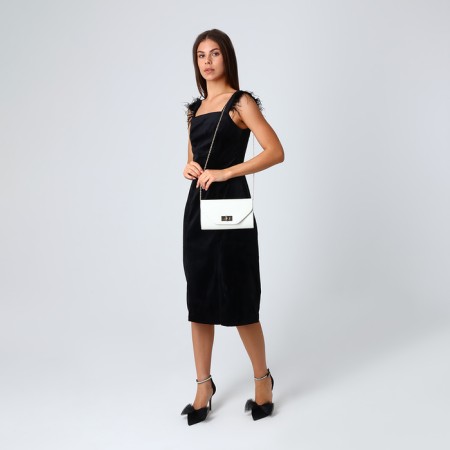 Female bag on the valve, white color-7