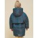 Coat for girls, height 134 cm, black color