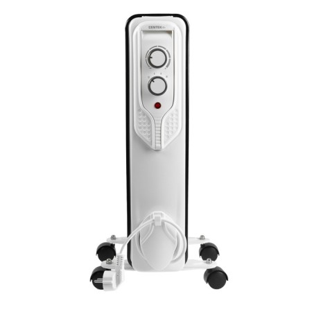 CENTEK CT-6206 heater, oil, floor, 2000 watts, 20 m², 9 sections, white-1