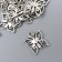 Decor for creativity Metal "Butterfly" silver 1.5x1.3 cm