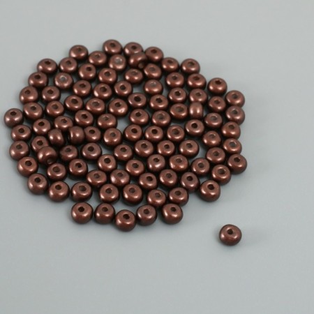 Glass beads 6/0 "metallic. Gorky chocolate" 10 g