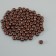 Glass beads 6/0 "metallic. Gorky chocolate" 10 g