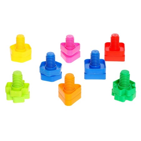 Designer "Bolts and nuts", 10 cards, animals-1