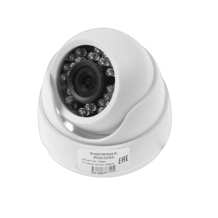 Internal video camera EL MDP2.0 (3.6) E, AHD, 2.1 MP, 1080 R, lens 3.6, plastic