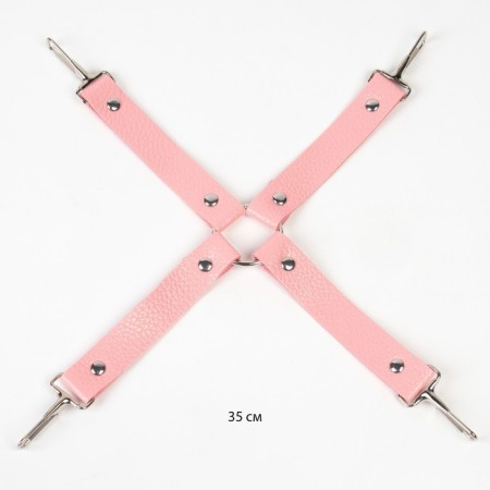 Erotic bdsm set of oki-hips, pink, 11 objects-7