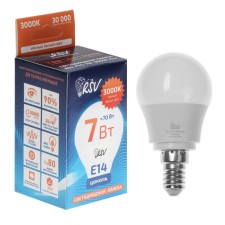 RSV-P45-7W-3000K-E14 LED lamp