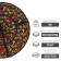 Tubing-vatrushka Onlitop, case diameter 80 cm, color mix