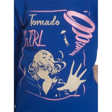 Свитшот для девочки Tornado girl, рост 98 см, цвет васильковый-5