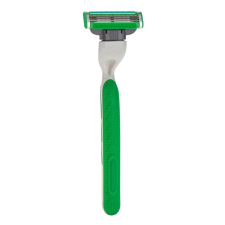 Gillette Mach3 + 8 Exchange Cassettes Complete Color Green