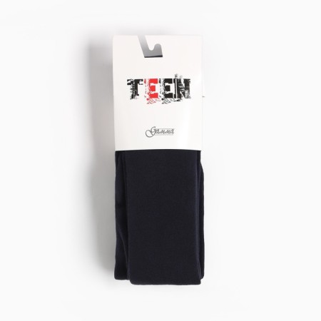 Pantyhose children's terry color dark blue, height 134-140-3