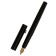Gift feathers in the leatherette case, black body with gold