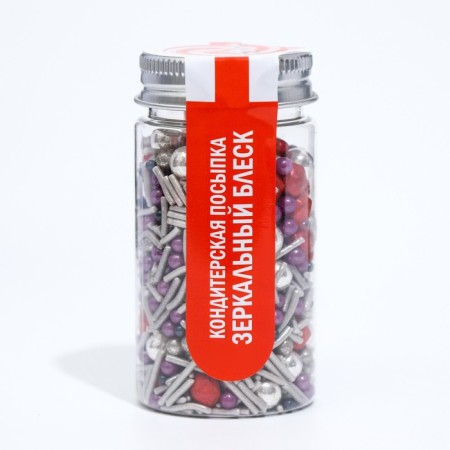 Confectionery sprinkling "Mirror shine", 50 g-1