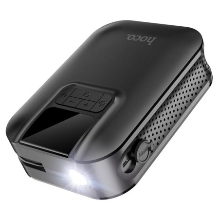 Portable compressor Hoco S53 Breeze, 2500 mAh, 4 modes, black-3