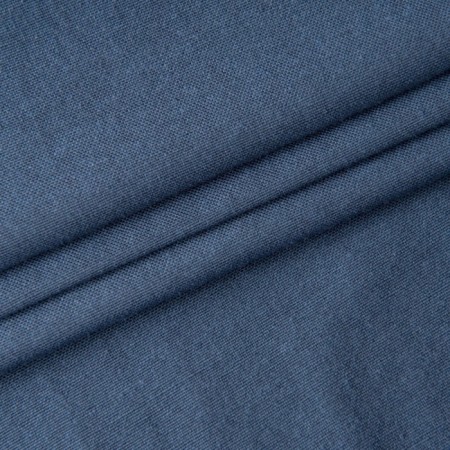 Roman curtain "Billy", size 140x150 cm, blue color-1