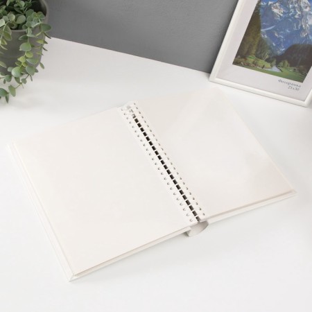 Photo album magnetic 23x28 cm. 30 sheets, "classic" white-4