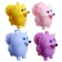 Hedgehog "Poodle" light, color mix