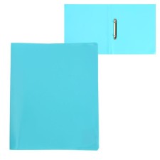 Folder on 2 rings A4, calligrata, 18 mm, 500 μm, turquoise-blue