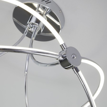 Smart ceiling lamp Petto, SMD, LED tape, 55x55x39 cm-1