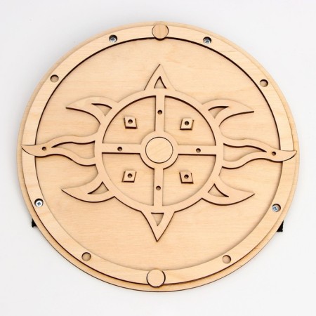 Wooden weapon "Shield" 25 × 25 × 3.2 cm