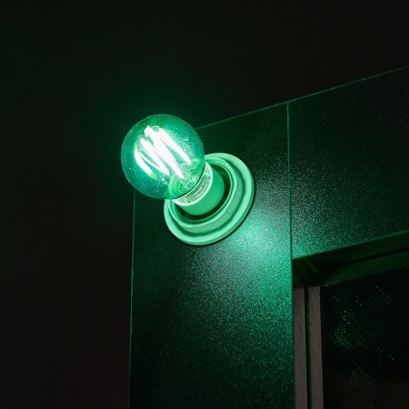 LED LED Uniel, E14, 5 W, Green glow-1