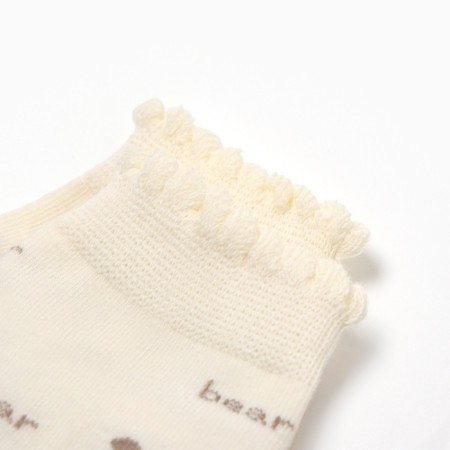 Children's socks "Bear" Minaku, cell (8-12 years old)-1