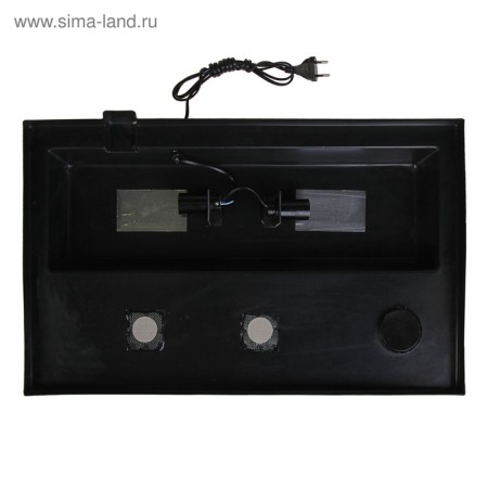 Terrarium with a lid, 98 liters, 70 x 40 x 35 cm, black-3