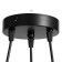 Chandelier 2621/3 E27 40W Black 40x40x22-122 cm Bayerlux