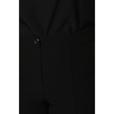 Female trousers, size 48, black color-6