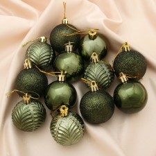 Set of balls plastic D-5 cm, 12 pcs 