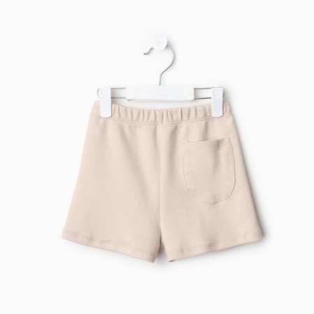 Kidsa (sweatshirt, shorts) minku, beige color, height 122 cm-11