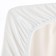 Helpers knitted sheet, size 90x200x25cm, white scrap color, 120g/m, 100% cotton