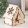 Domik box "Fir tree" Natural 12x10x14 cm (set of 7 parts)