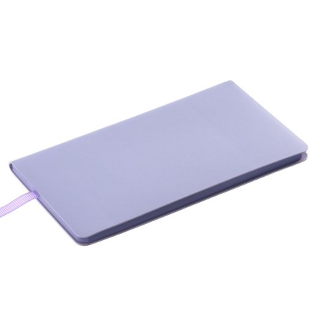 Planing undated 95x170 mm, 64 sheets, integral cover, artificial leather, software, lies, tinted block 70g/m2, lavender-1