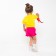 T -shirt for nursery, yellow color, height 110 cm
