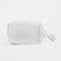 Cosmetic bag with lightning, white color