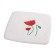 SPA-river anti-slip 54x54 cm mohn, red color