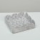 Cookie box, confectionery packaging with PVC lid, "goodies", 10.5 x 10.5 x 3 cm