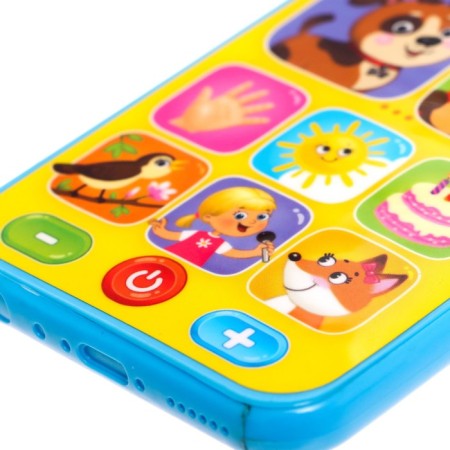 Musical phone "Wagges for the baby", sound effects, works from batteries-2