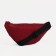 Zipper waist bag, outer pocket, burgundy color