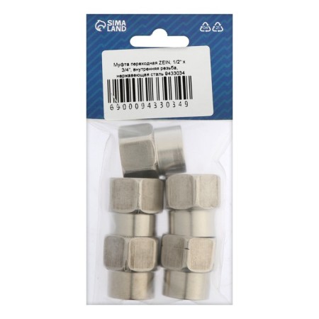 Transitional clutch zein, 1/2 "x 3/4", internal thread, stainless steel, packing 5 pcs.-4