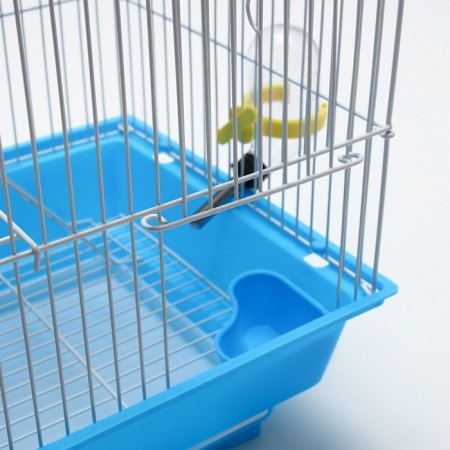 A cage for rodents with filling RT-3, 30 x 23 x 39 cm, blue (packing 12 pcs)-8