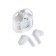 Wireless headphones Air31, TWS, vacuum, BT 5.0, 45/230 mAh, transparent, white