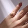 Ring "Mermaid" tail, color gold, dimensionless