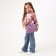 Sports bag with lightning, external pocket, lilac color