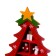 New Year's souvenir "Christmas tree with cells for gifts", 14.5 × 19.5 cm, red