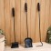 Fireplace set "Count" 20x20x92 cm