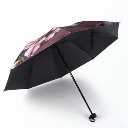 Mechanical “Flora” umbrella, eponge, 4 additions, 8 knitting needles, r = 48 cm, color mix-2