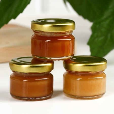 Set "Honey pleasure": buckwheat honey, honey multi -traged, honey Taga, 3 pcs. X 30 g.-2