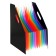Vertical tray for A4, plastic, 13 departments, black