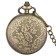 Pocket clock "Dragon", quartz, d dial-4.7 cm, chain L-38 cm